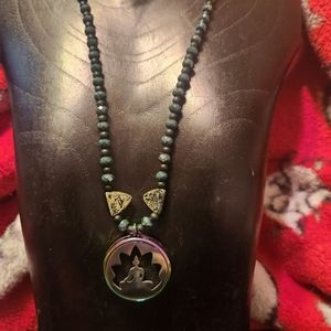 Buddha diffuser necklace